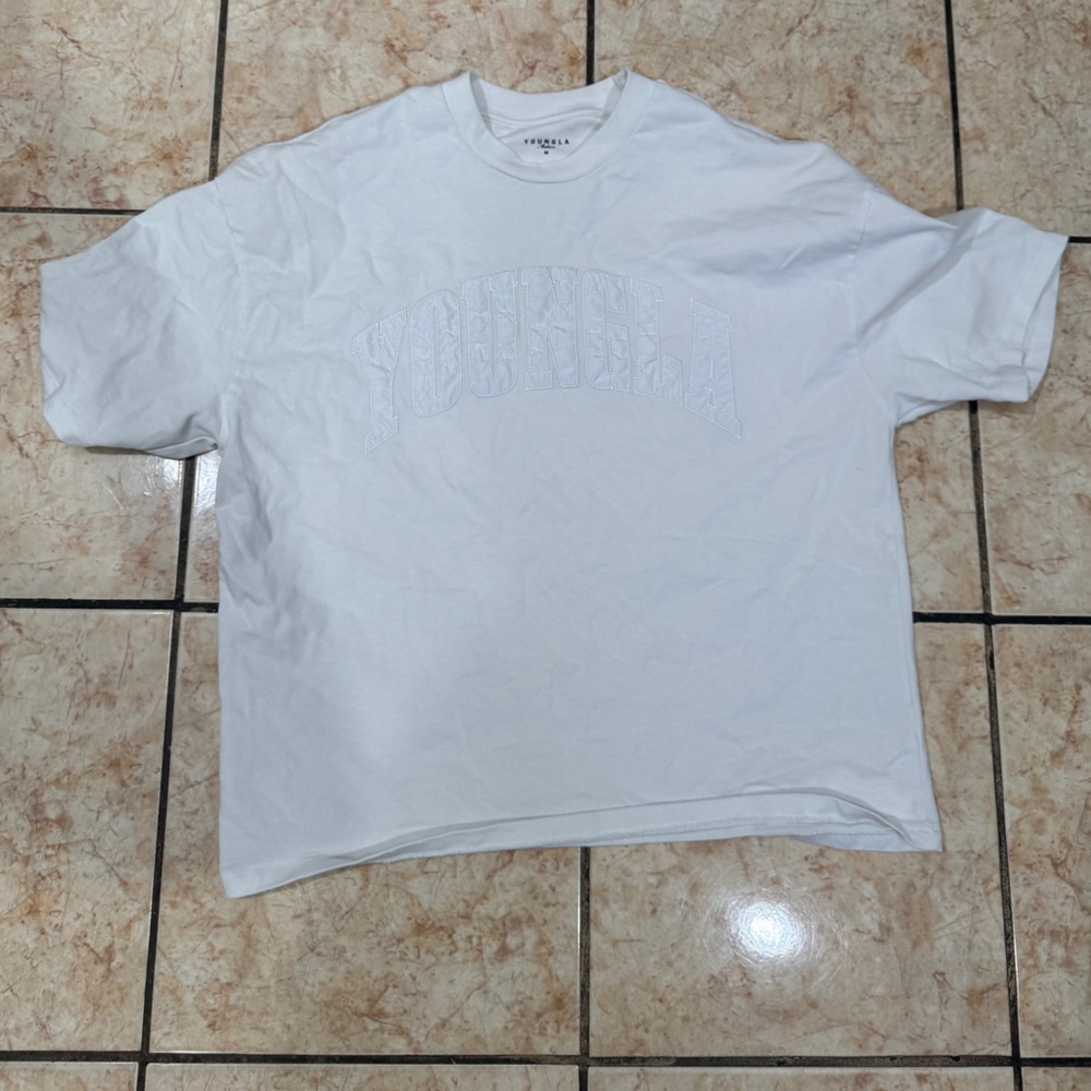 YoungLA White Short Sleeve Tee